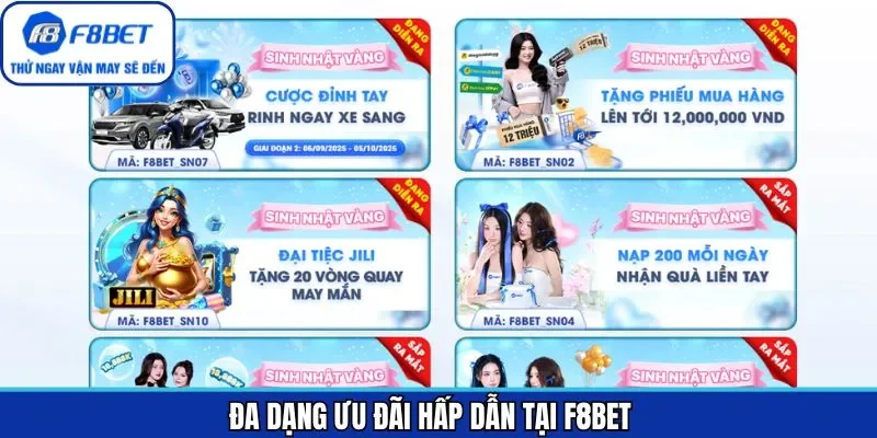 Khám phá ưu đãi hấp dẫn cho hội viên F8BET